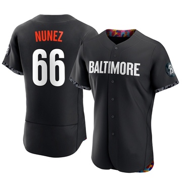 Black Authentic Anthony Nunez Men's Baltimore Orioles 2023 City Connect Jersey