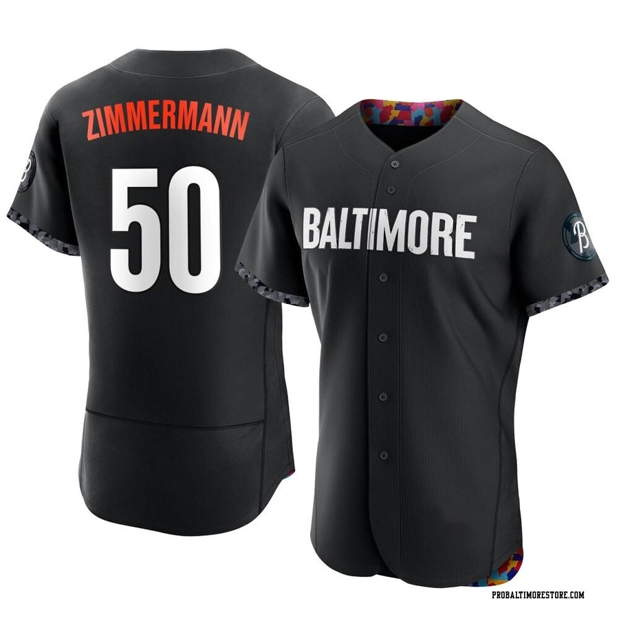 Black Authentic Bruce Zimmermann Men's Baltimore Orioles 2023 City Connect Jersey