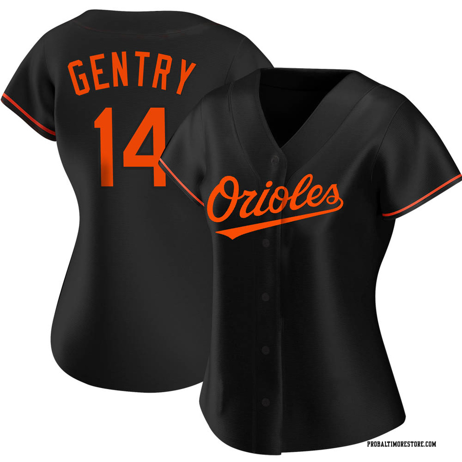 Black Authentic Craig Gentry Women's Baltimore Orioles Alternate Jersey