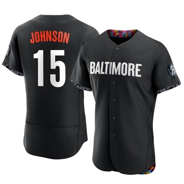 Black Authentic Davey Johnson Men's Baltimore Orioles 2023 City Connect Jersey
