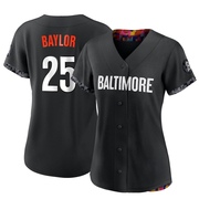 Black Authentic Don Baylor Women's Baltimore Orioles 2023 City Connect Jersey