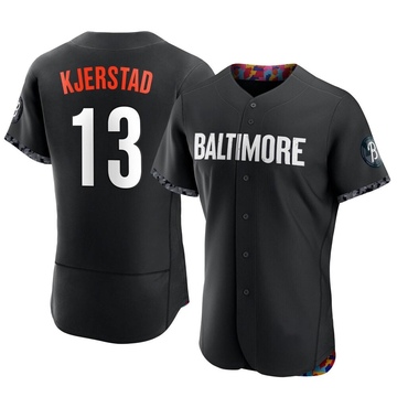 Black Authentic Heston Kjerstad Men's Baltimore Orioles 2023 City Connect Jersey