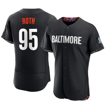 Black Authentic Houston Roth Men's Baltimore Orioles 2023 City Connect Jersey