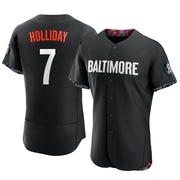 Black Authentic Jackson Holliday Men's Baltimore Orioles 2023 City Connect Jersey