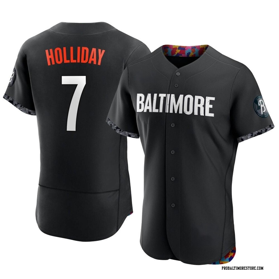 Black Authentic Jackson Holliday Men's Baltimore Orioles 2023 City Connect Jersey