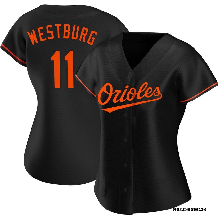 Black Authentic Jordan Westburg Women's Baltimore Orioles Alternate Jersey