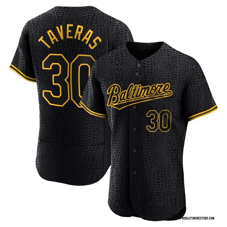 Black Authentic Leody Taveras Men's Baltimore Orioles Snake Skin City Jersey