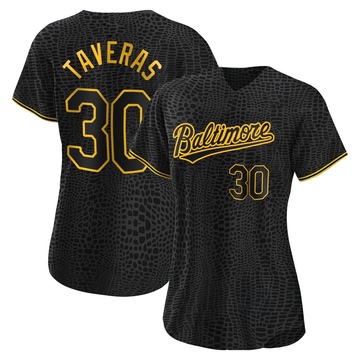 Black Authentic Leody Taveras Women's Baltimore Orioles Snake Skin City Jersey