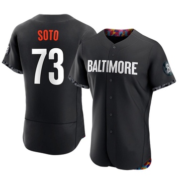 Black Authentic Livan Soto Men's Baltimore Orioles 2023 City Connect Jersey