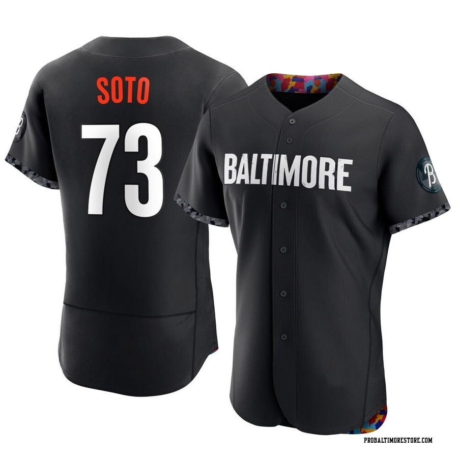 Black Authentic Livan Soto Men's Baltimore Orioles 2023 City Connect Jersey