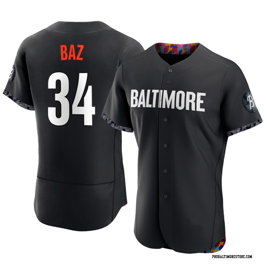 Black Authentic Shane Baz Men's Baltimore Orioles 2023 City Connect Jersey