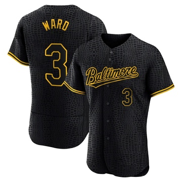 Black Authentic Taylor Ward Men's Baltimore Orioles Snake Skin City Jersey