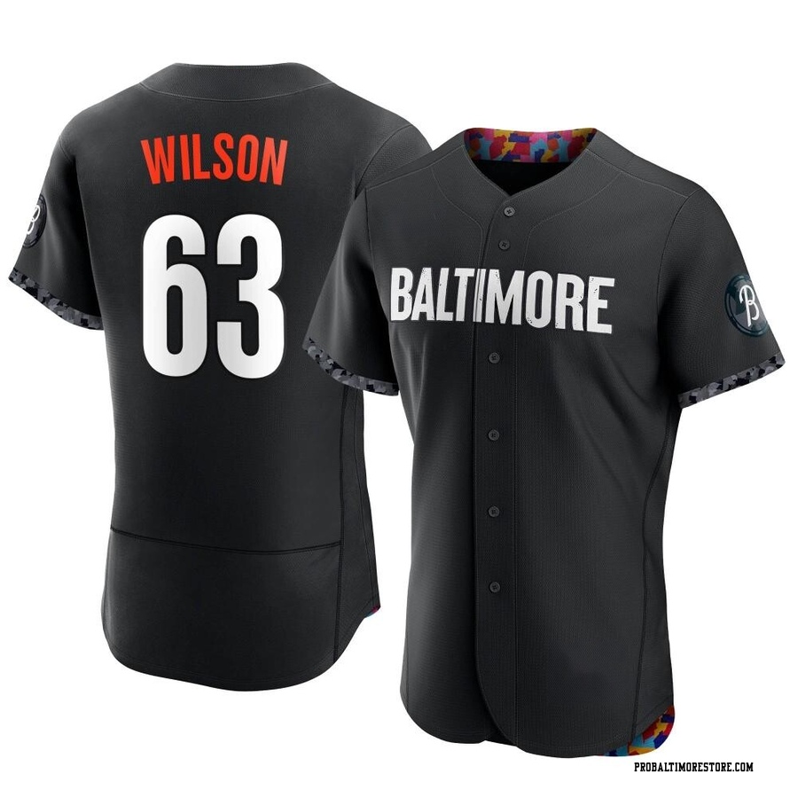 Black Authentic Tyler Wilson Men's Baltimore Orioles 2023 City Connect Jersey