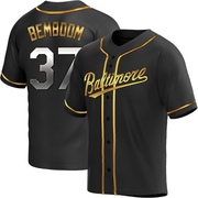 Black Golden Replica Anthony Bemboom Men's Baltimore Orioles Alternate Jersey