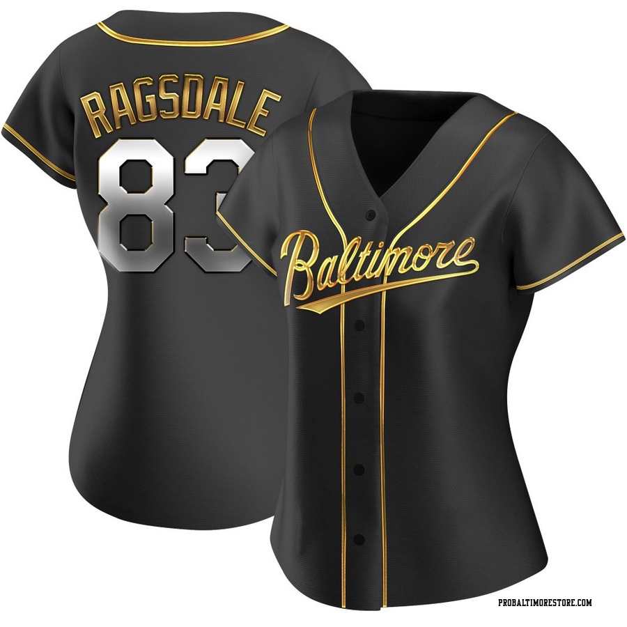 Black Golden Replica Carson Ragsdale Women's Baltimore Orioles Alternate Jersey