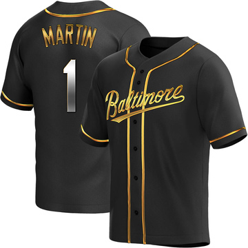 Black Golden Replica Richie Martin Youth Baltimore Orioles Alternate Jersey