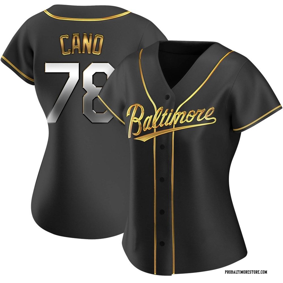 Black Golden Replica Yennier Cano Women's Baltimore Orioles Alternate Jersey