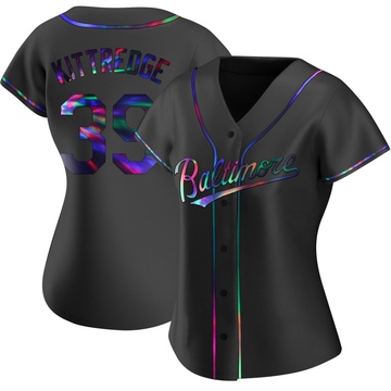 Black Holographic Replica Andrew Kittredge Women's Baltimore Orioles Alternate Jersey