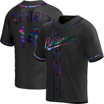 Black Holographic Replica Craig Gentry Youth Baltimore Orioles Alternate Jersey