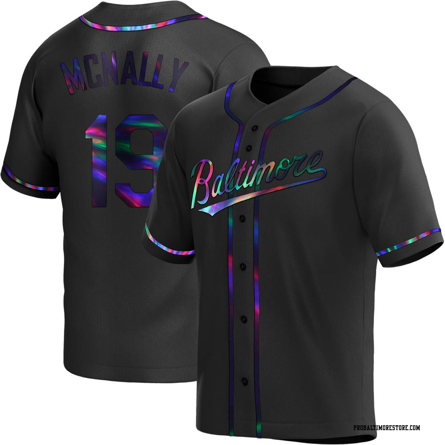 Black Holographic Replica Dave Mcnally Youth Baltimore Orioles Alternate Jersey