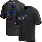 Black Holographic Replica Don Baylor Men's Baltimore Orioles Alternate Jersey