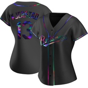 Black Holographic Replica Heston Kjerstad Women's Baltimore Orioles Alternate Jersey