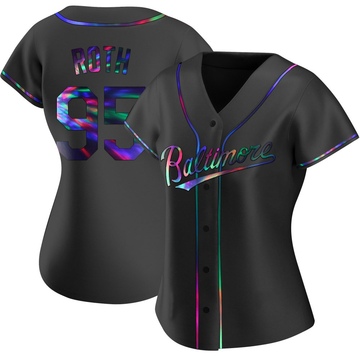 Black Holographic Replica Houston Roth Women's Baltimore Orioles Alternate Jersey