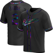 Black Holographic Replica J.J. Hardy Men's Baltimore Orioles Alternate Jersey