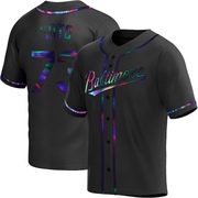 Black Holographic Replica Livan Soto Youth Baltimore Orioles Alternate Jersey