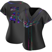 Black Holographic Replica Ryan Noda Women's Baltimore Orioles Alternate Jersey