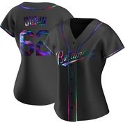Black Holographic Replica Shawn Dubin Women's Baltimore Orioles Alternate Jersey