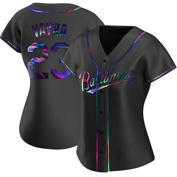 Black Holographic Replica Terrin Vavra Women's Baltimore Orioles Alternate Jersey