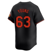 Black Limited Brandon Young Youth Baltimore Orioles Alternate Jersey