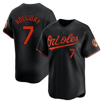 Black Limited Jackson Holliday Youth Baltimore Orioles Alternate Jersey