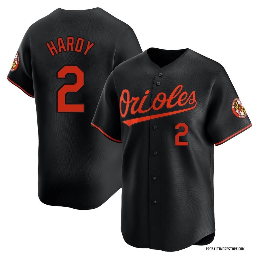 Black Limited J.J. Hardy Youth Baltimore Orioles Alternate Jersey