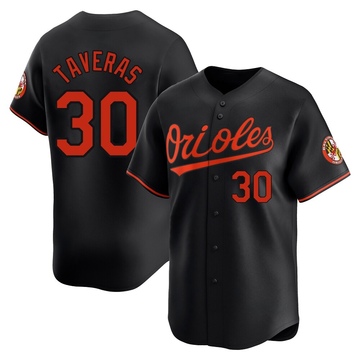 Black Limited Leody Taveras Youth Baltimore Orioles Alternate Jersey
