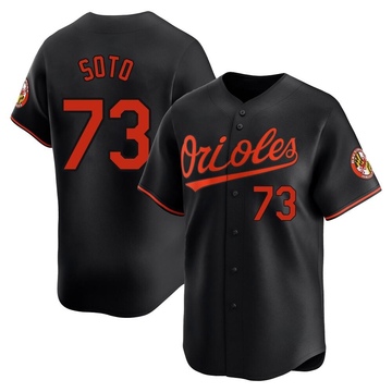 Black Limited Livan Soto Men's Baltimore Orioles Alternate Jersey