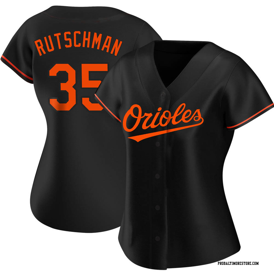 Black Replica Adley Rutschman Women's Baltimore Orioles Alternate Jersey