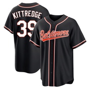Black Replica Andrew Kittredge Men's Baltimore Orioles Fashion Out Jersey