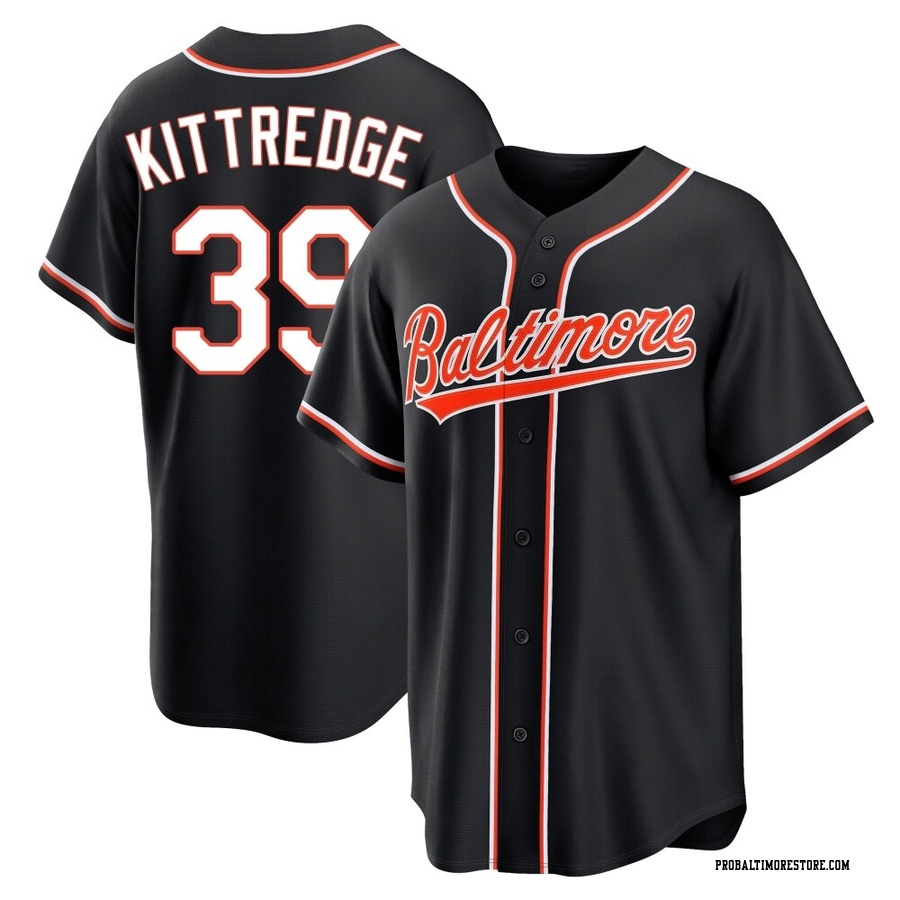 Black Replica Andrew Kittredge Men's Baltimore Orioles Fashion Out Jersey