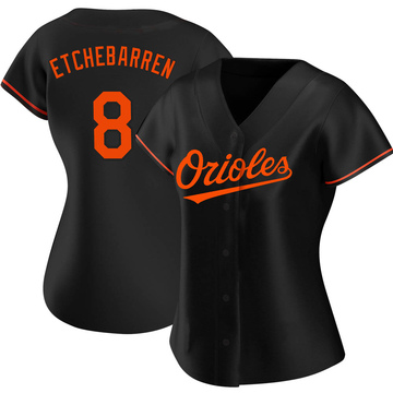 Black Replica Andy Etchebarren Women's Baltimore Orioles Alternate Jersey