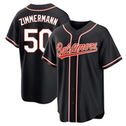 Black Replica Bruce Zimmermann Youth Baltimore Orioles Fashion Out Jersey