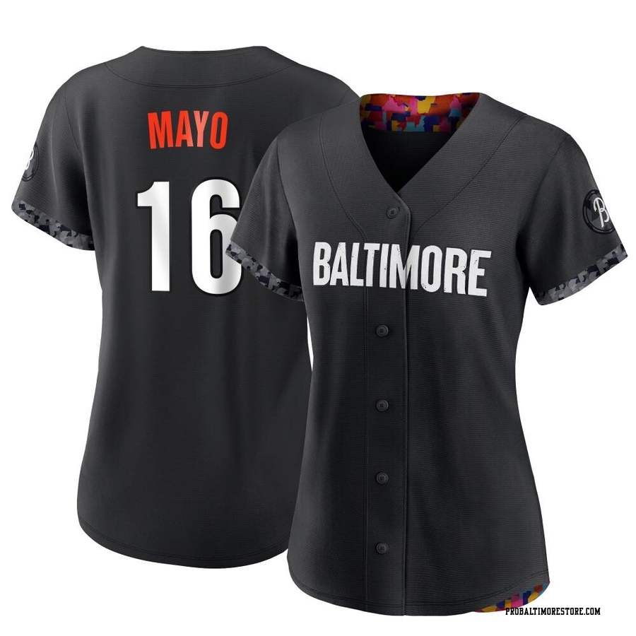 Black Replica Coby Mayo Women's Baltimore Orioles 2023 City Connect Jersey