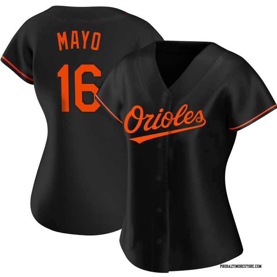 Black Replica Coby Mayo Women's Baltimore Orioles Alternate Jersey