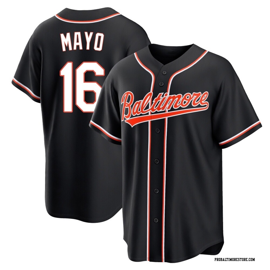 Black Replica Coby Mayo Youth Baltimore Orioles Fashion Out Jersey