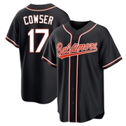 Black Replica Colton Cowser Men's Baltimore Orioles Fashion Out Jersey