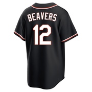 Black Replica Dylan Beavers Men's Baltimore Orioles Fashion Out Jersey