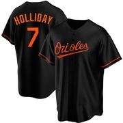 Black Replica Jackson Holliday Youth Baltimore Orioles Alternate Jersey