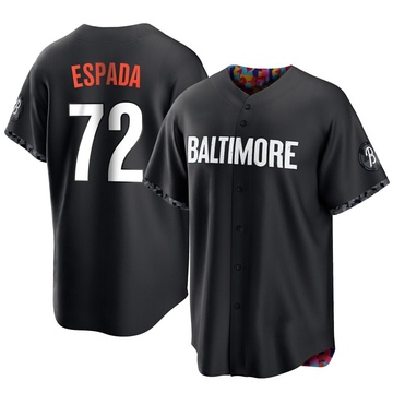 Black Replica Jose Espada Youth Baltimore Orioles 2023 City Connect Jersey