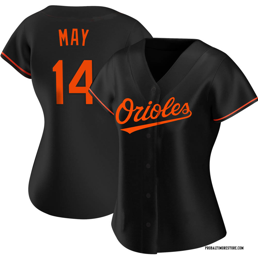 Black Replica Lee May Women's Baltimore Orioles Alternate Jersey